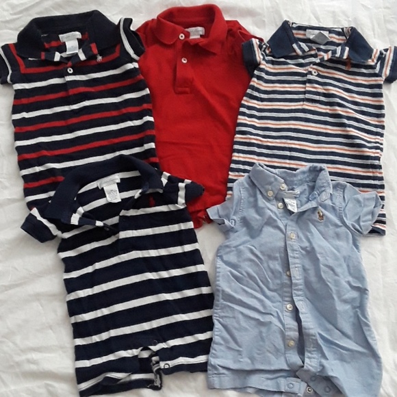 Ralph Lauren Polo Baby Boy/'s Boy Size 12 Months NWT NEW Outfit 1PC Blue Navy